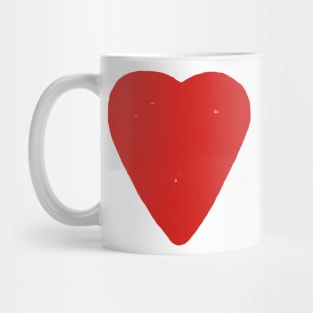 Red heart Mug